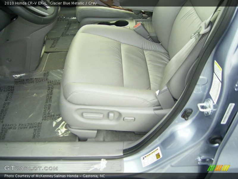 Glacier Blue Metallic / Gray 2010 Honda CR-V EX-L