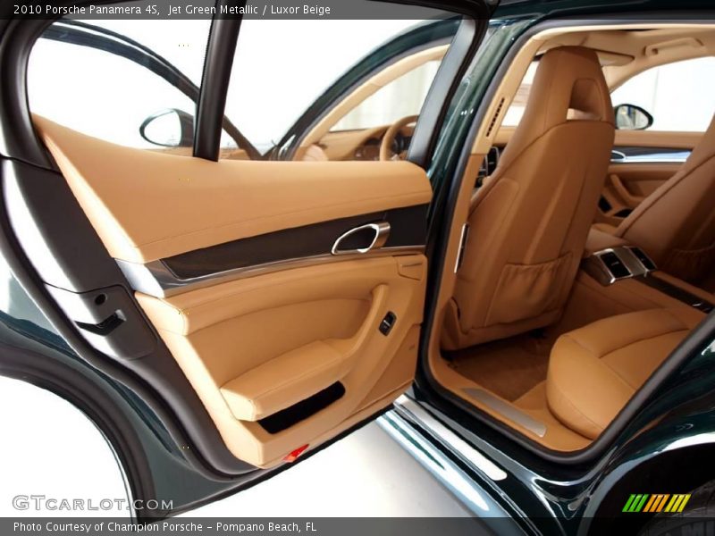 Jet Green Metallic / Luxor Beige 2010 Porsche Panamera 4S