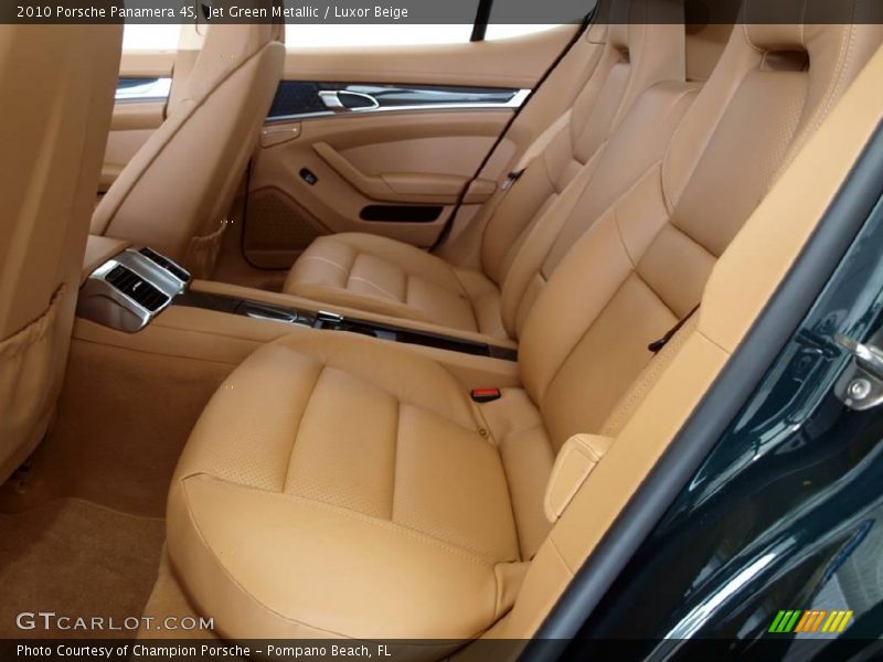 Jet Green Metallic / Luxor Beige 2010 Porsche Panamera 4S