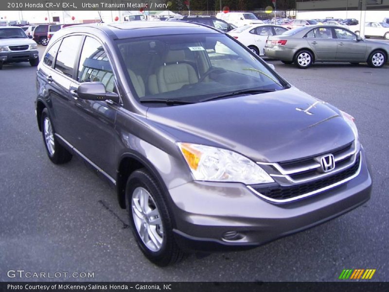 Urban Titanium Metallic / Ivory 2010 Honda CR-V EX-L