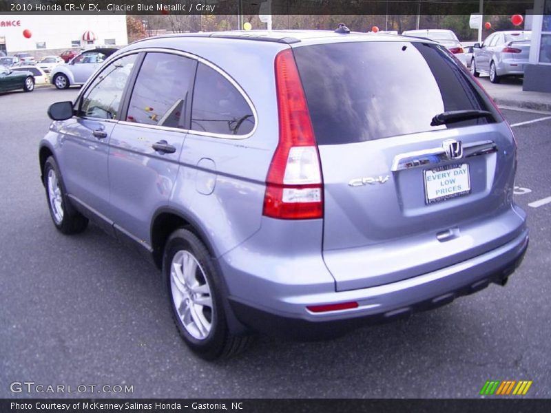 Glacier Blue Metallic / Gray 2010 Honda CR-V EX