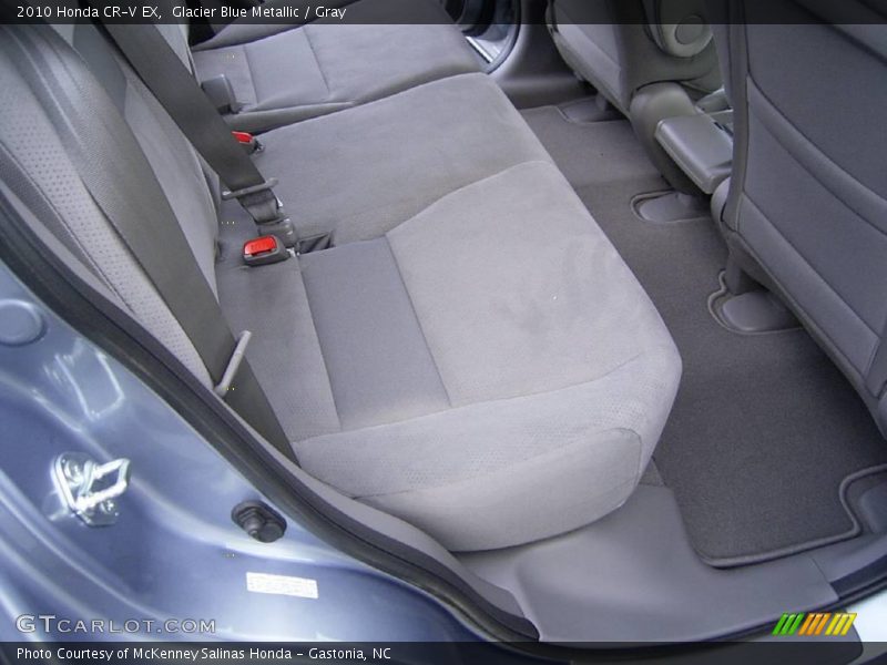 Glacier Blue Metallic / Gray 2010 Honda CR-V EX