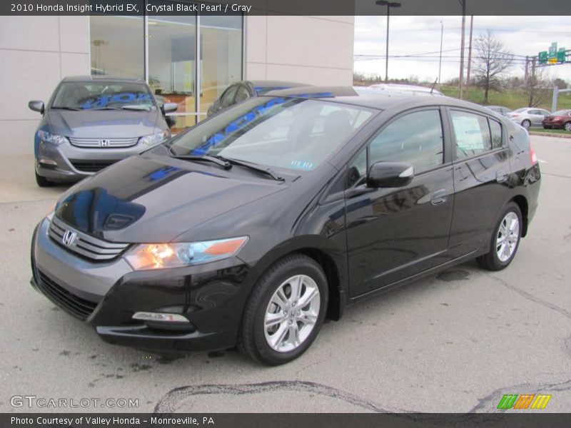 Crystal Black Pearl / Gray 2010 Honda Insight Hybrid EX