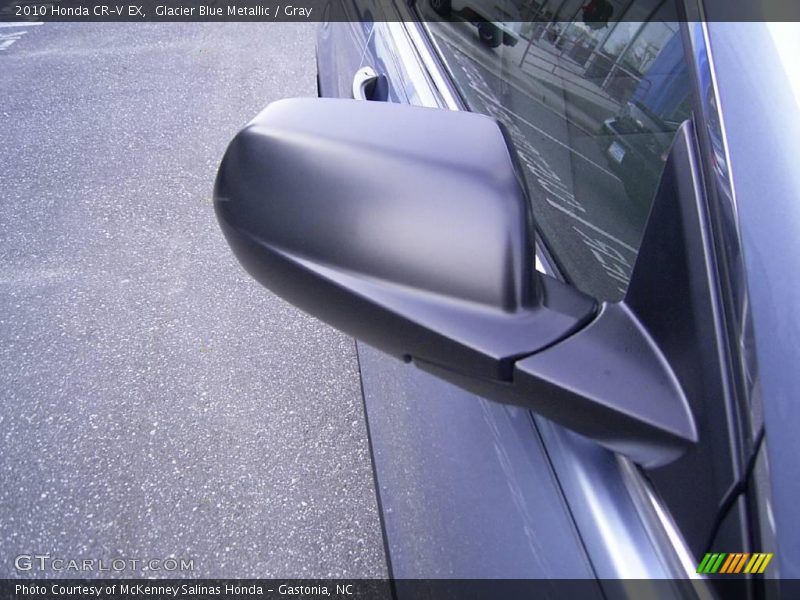 Glacier Blue Metallic / Gray 2010 Honda CR-V EX
