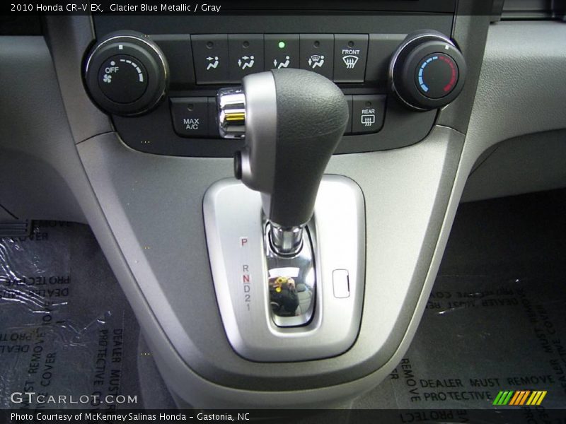 Glacier Blue Metallic / Gray 2010 Honda CR-V EX
