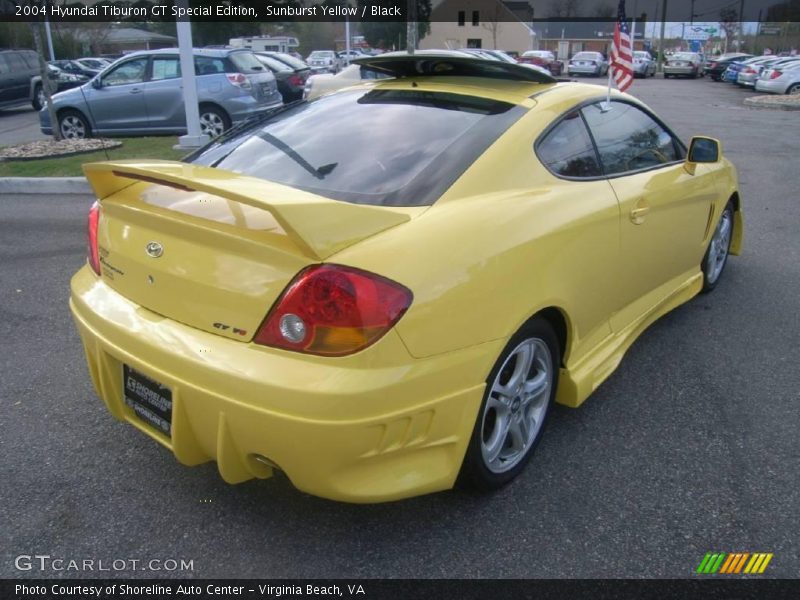 Sunburst Yellow / Black 2004 Hyundai Tiburon GT Special Edition