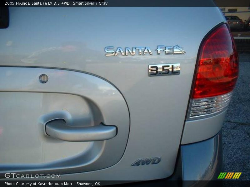 Smart Silver / Gray 2005 Hyundai Santa Fe LX 3.5 4WD