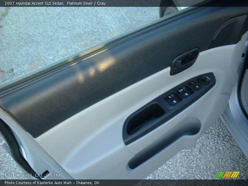 Platinum Silver / Gray 2007 Hyundai Accent GLS Sedan
