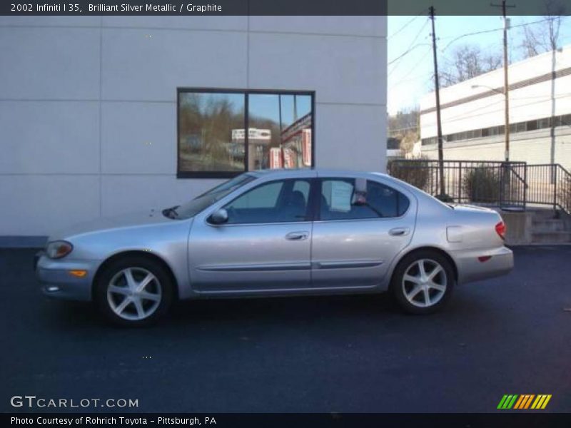 Brilliant Silver Metallic / Graphite 2002 Infiniti I 35