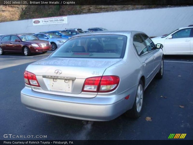 Brilliant Silver Metallic / Graphite 2002 Infiniti I 35