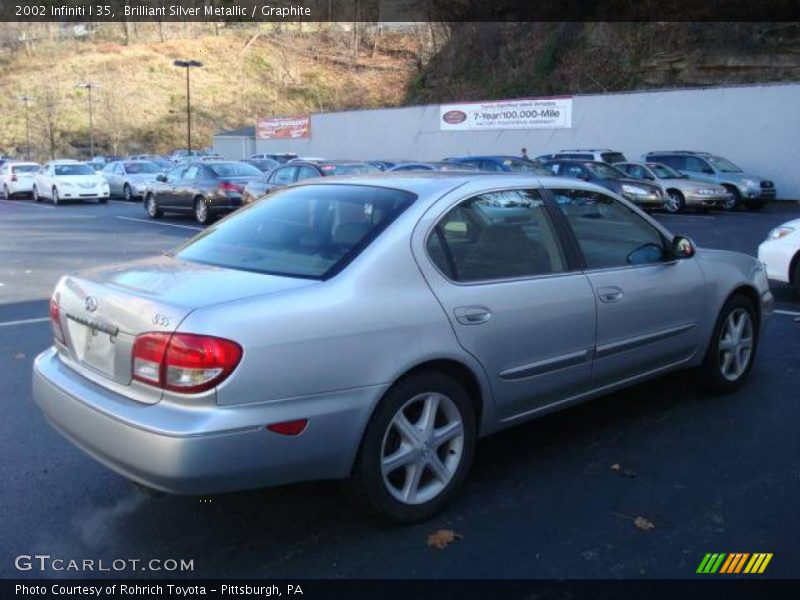 Brilliant Silver Metallic / Graphite 2002 Infiniti I 35