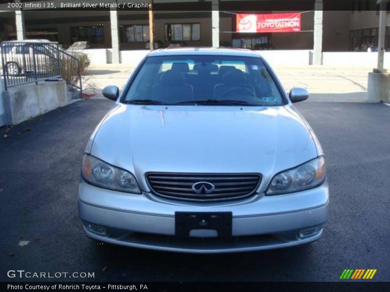 Brilliant Silver Metallic / Graphite 2002 Infiniti I 35