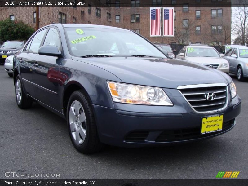 Slate Blue / Gray 2010 Hyundai Sonata GLS