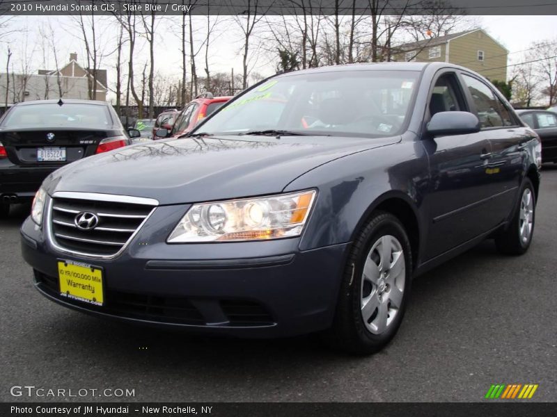 Slate Blue / Gray 2010 Hyundai Sonata GLS