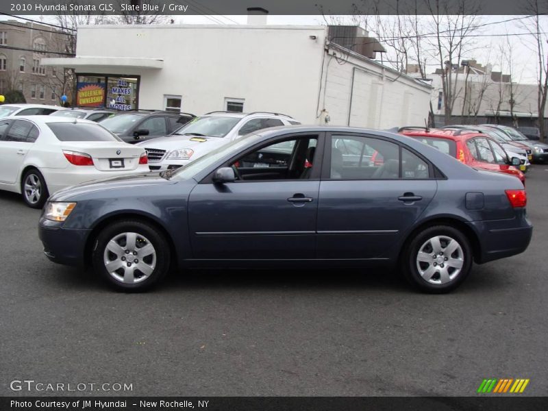 Slate Blue / Gray 2010 Hyundai Sonata GLS