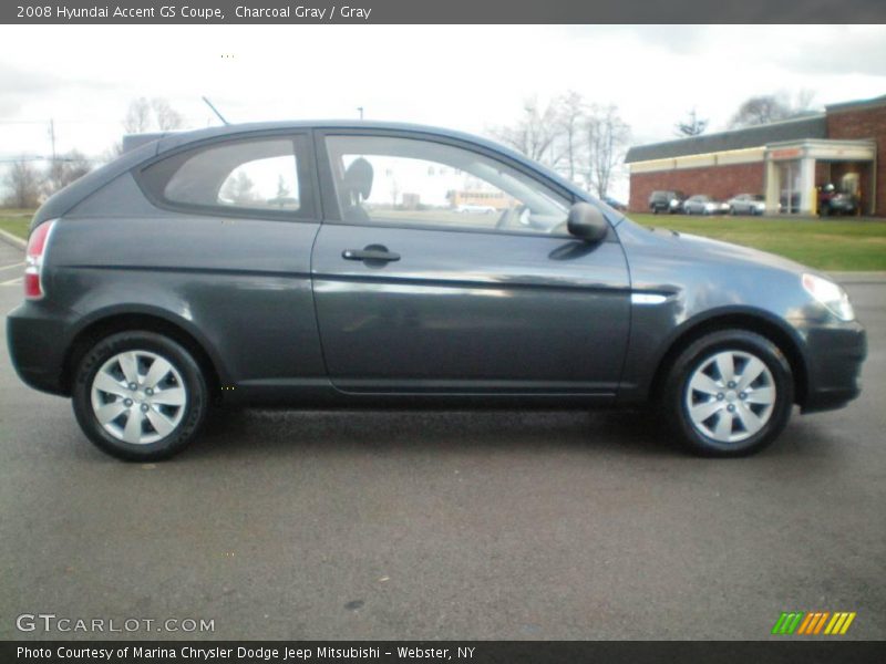 Charcoal Gray / Gray 2008 Hyundai Accent GS Coupe
