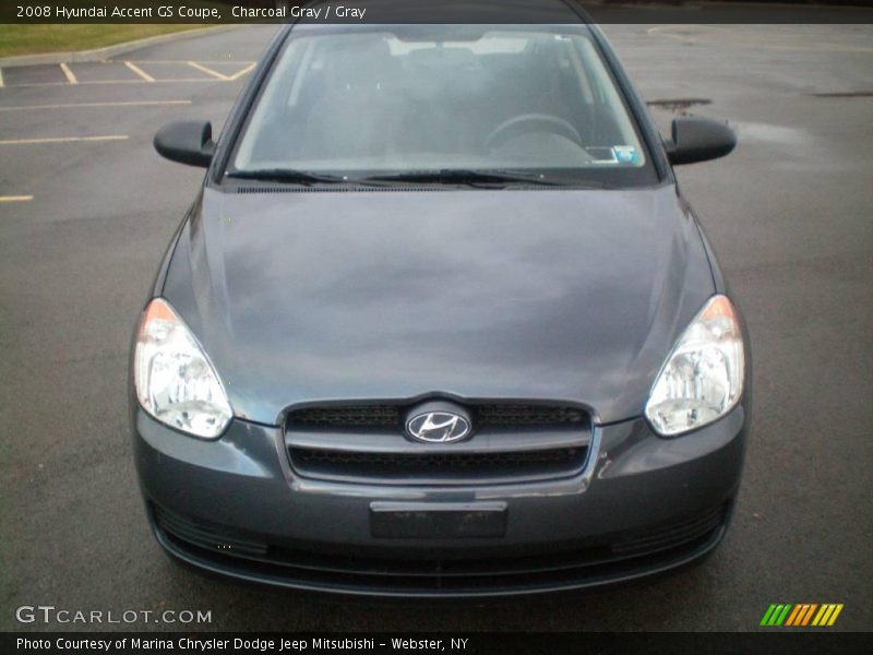 Charcoal Gray / Gray 2008 Hyundai Accent GS Coupe