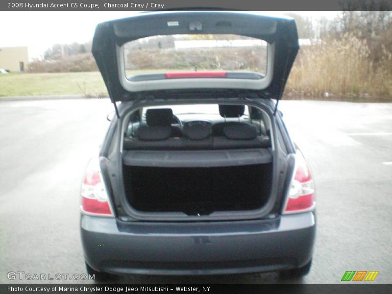 Charcoal Gray / Gray 2008 Hyundai Accent GS Coupe