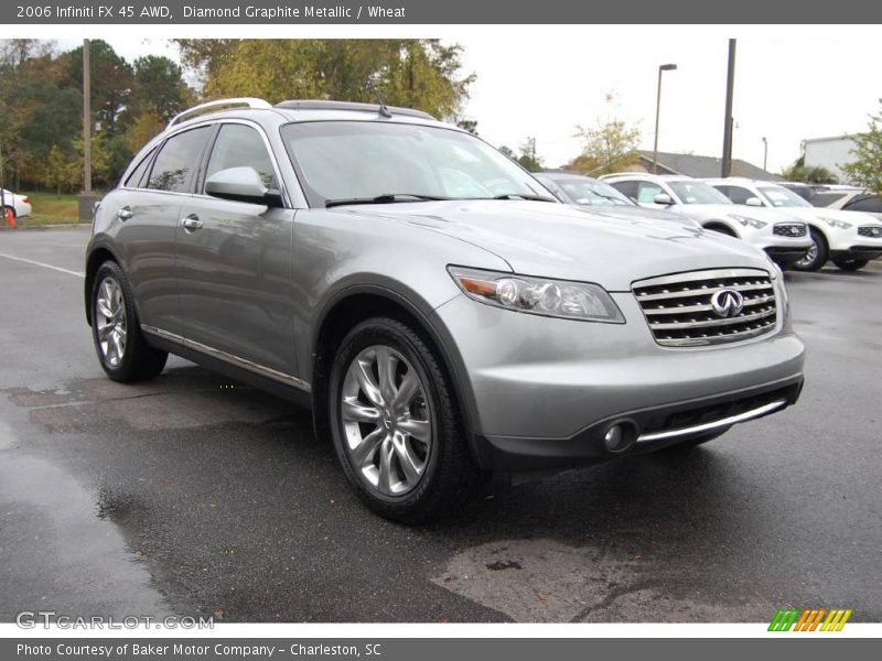 Diamond Graphite Metallic / Wheat 2006 Infiniti FX 45 AWD