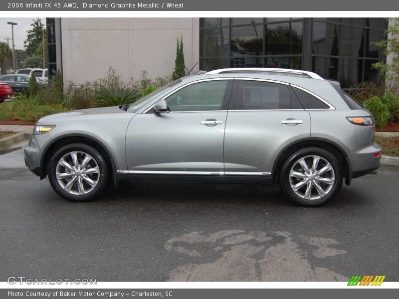 Diamond Graphite Metallic / Wheat 2006 Infiniti FX 45 AWD