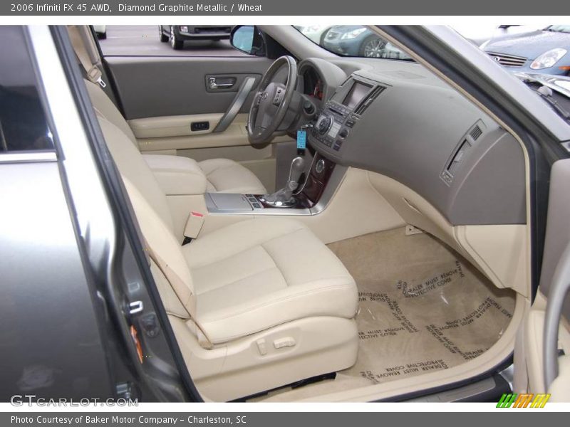 Diamond Graphite Metallic / Wheat 2006 Infiniti FX 45 AWD