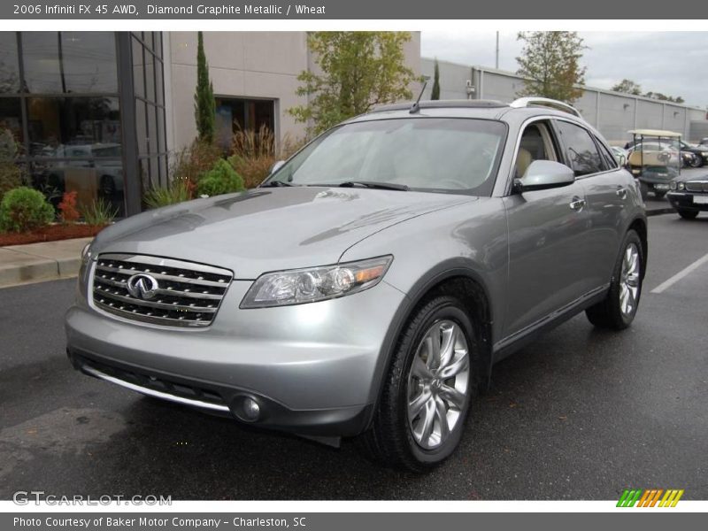 Diamond Graphite Metallic / Wheat 2006 Infiniti FX 45 AWD