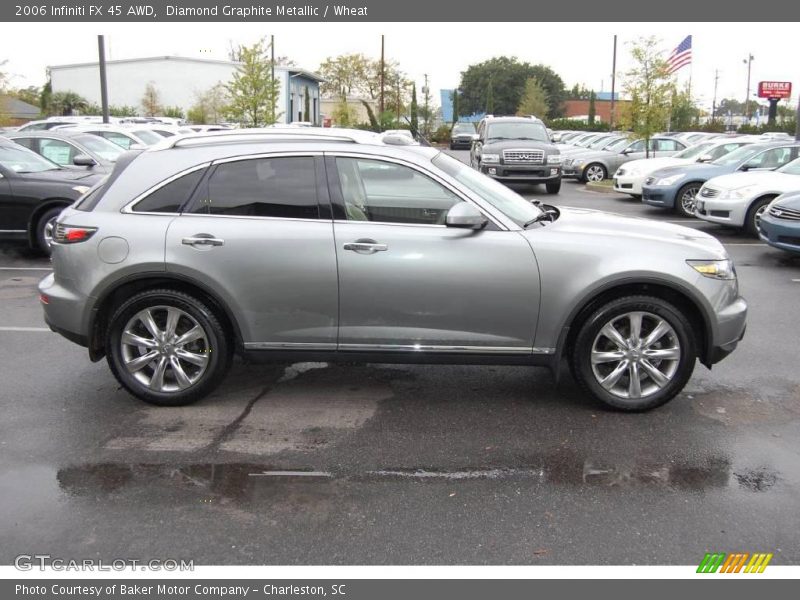 Diamond Graphite Metallic / Wheat 2006 Infiniti FX 45 AWD