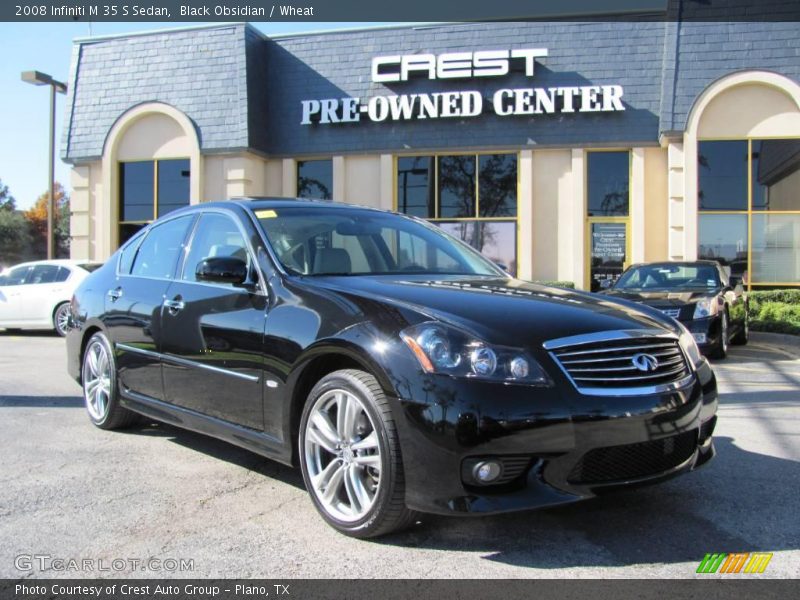 Black Obsidian / Wheat 2008 Infiniti M 35 S Sedan