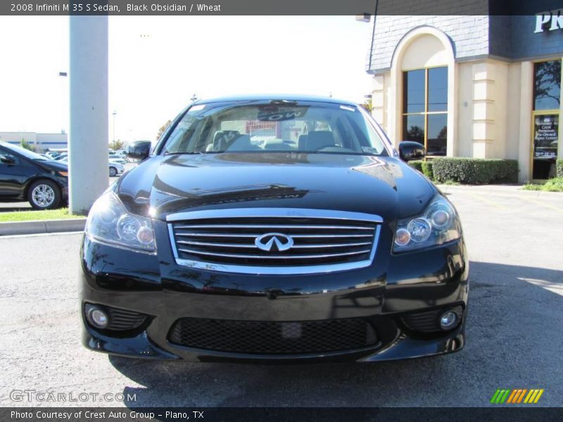 Black Obsidian / Wheat 2008 Infiniti M 35 S Sedan