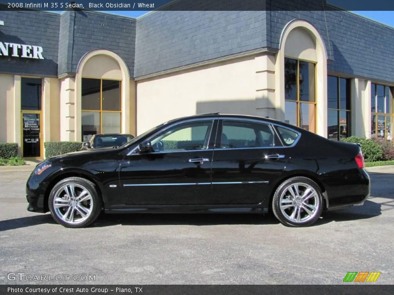 Black Obsidian / Wheat 2008 Infiniti M 35 S Sedan