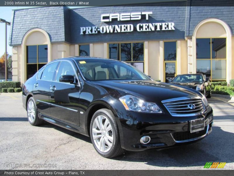 Black Obsidian / Wheat 2008 Infiniti M 35 Sedan