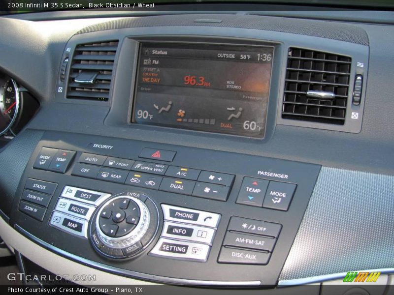 Black Obsidian / Wheat 2008 Infiniti M 35 S Sedan