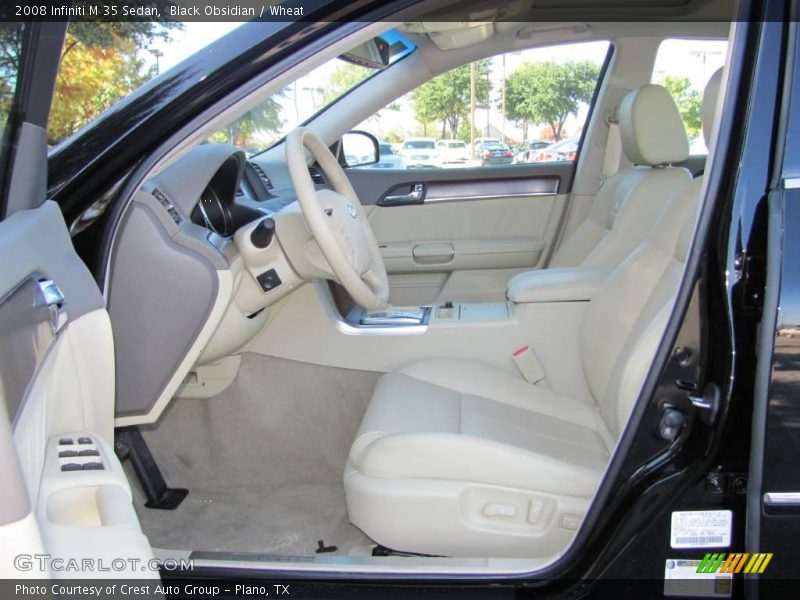 Black Obsidian / Wheat 2008 Infiniti M 35 Sedan