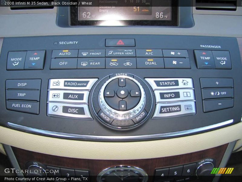 Black Obsidian / Wheat 2008 Infiniti M 35 Sedan