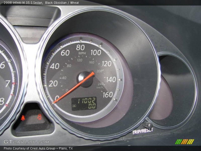 Black Obsidian / Wheat 2008 Infiniti M 35 S Sedan