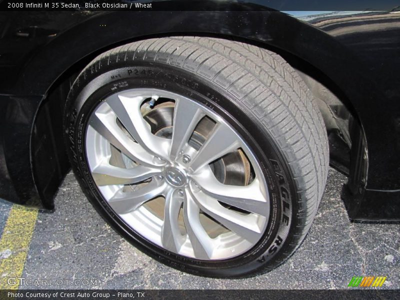 Black Obsidian / Wheat 2008 Infiniti M 35 Sedan