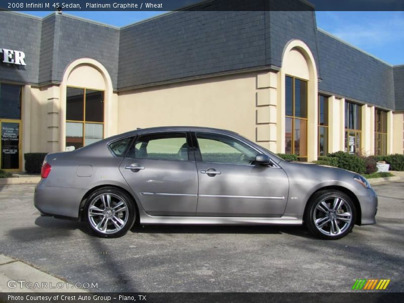 Platinum Graphite / Wheat 2008 Infiniti M 45 Sedan