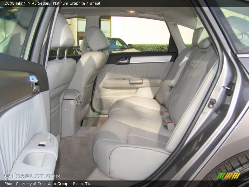 Platinum Graphite / Wheat 2008 Infiniti M 45 Sedan