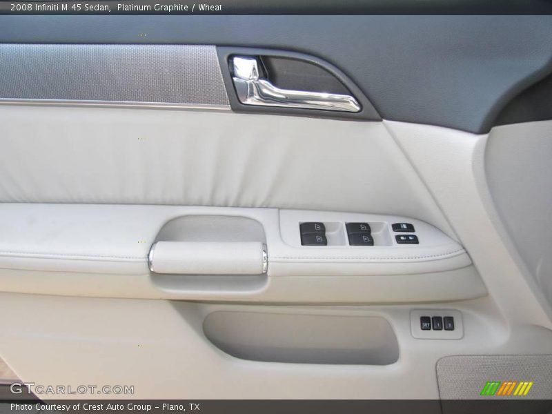 Platinum Graphite / Wheat 2008 Infiniti M 45 Sedan
