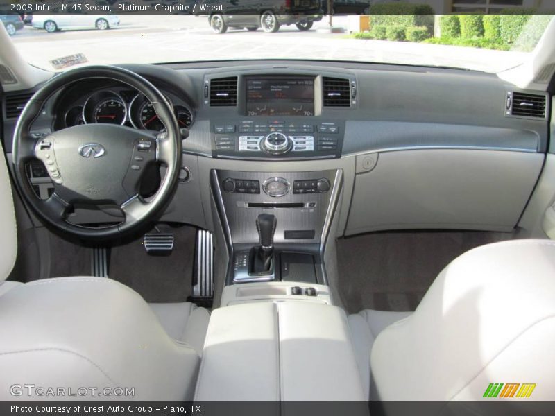 Platinum Graphite / Wheat 2008 Infiniti M 45 Sedan