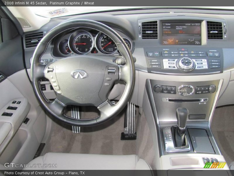 Platinum Graphite / Wheat 2008 Infiniti M 45 Sedan
