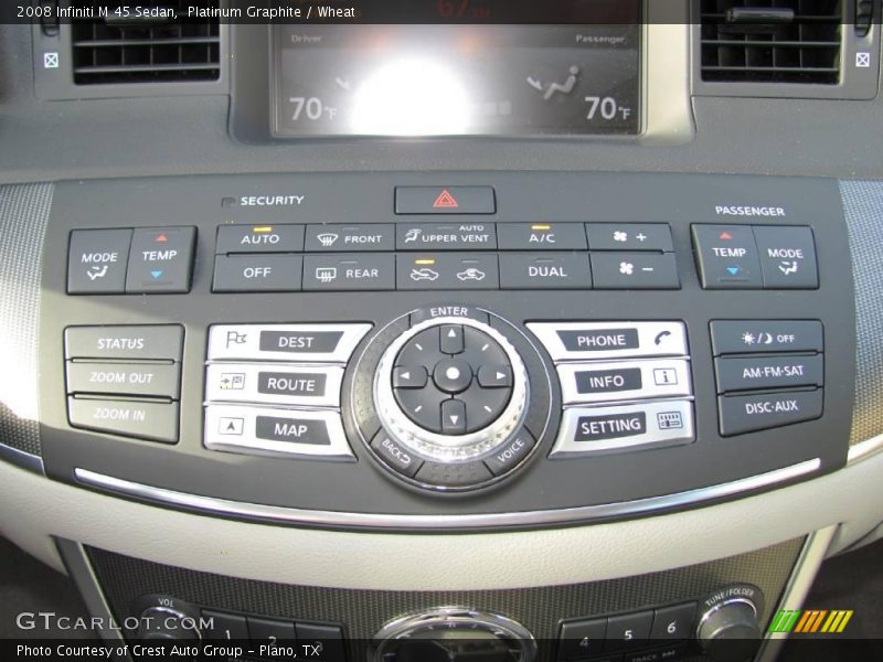 Platinum Graphite / Wheat 2008 Infiniti M 45 Sedan