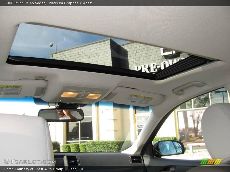 Platinum Graphite / Wheat 2008 Infiniti M 45 Sedan