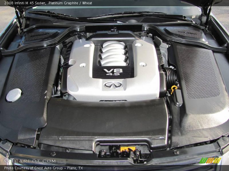 Platinum Graphite / Wheat 2008 Infiniti M 45 Sedan