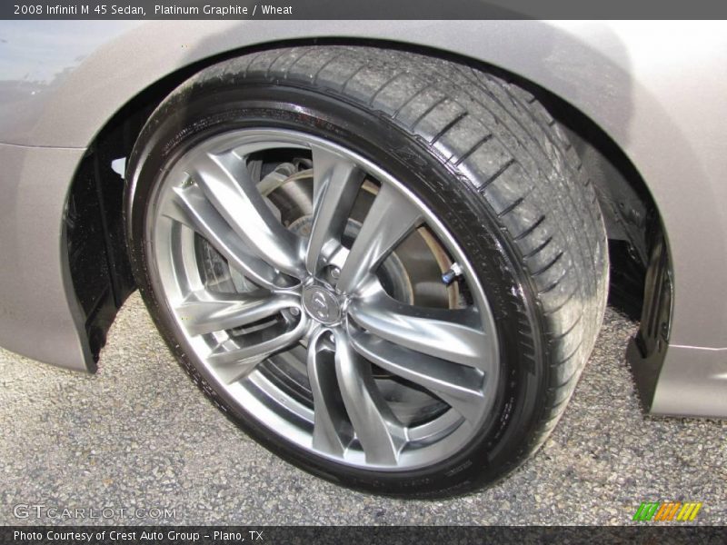 Platinum Graphite / Wheat 2008 Infiniti M 45 Sedan