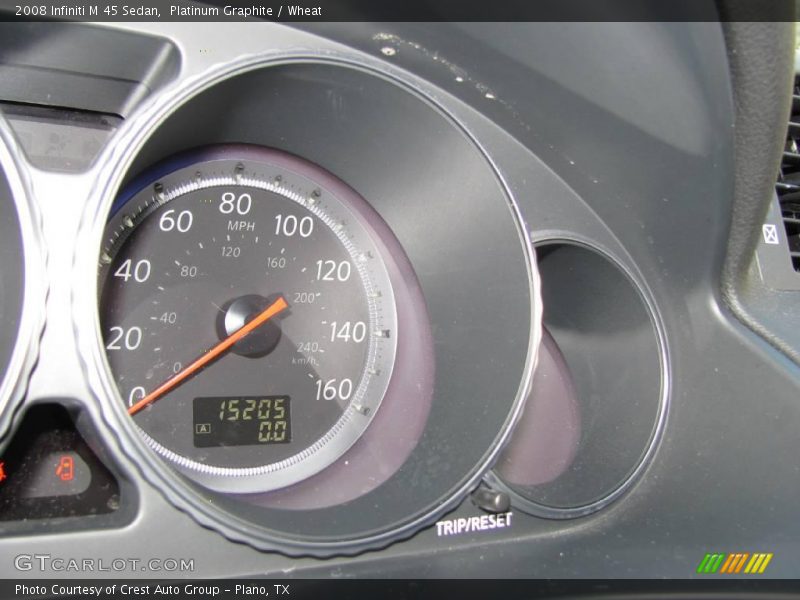 Platinum Graphite / Wheat 2008 Infiniti M 45 Sedan