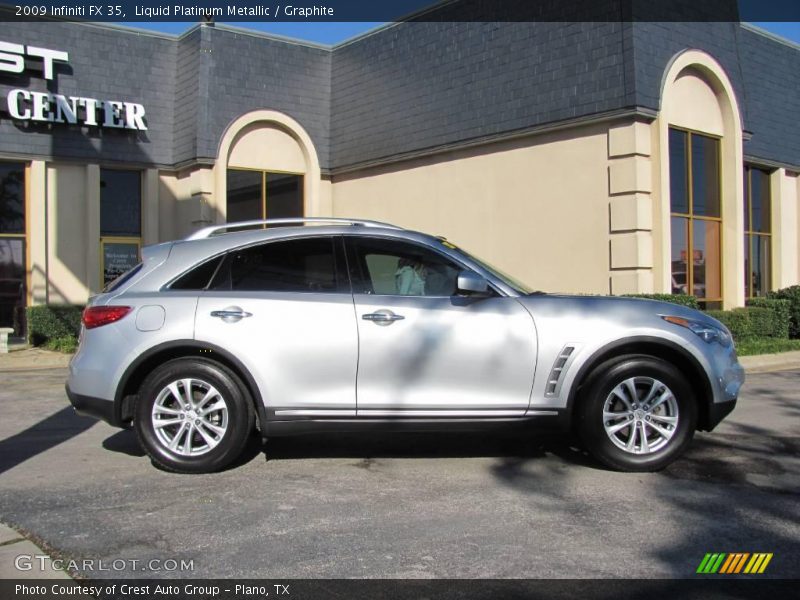 Liquid Platinum Metallic / Graphite 2009 Infiniti FX 35