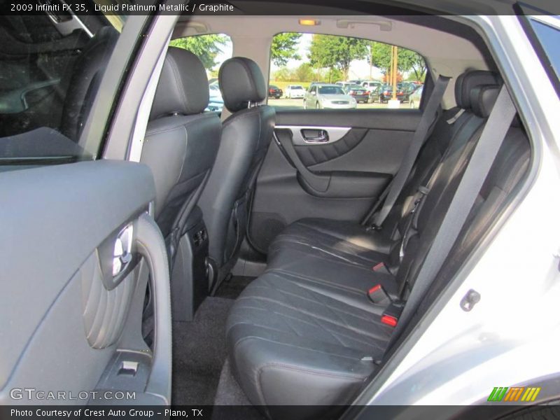 Liquid Platinum Metallic / Graphite 2009 Infiniti FX 35