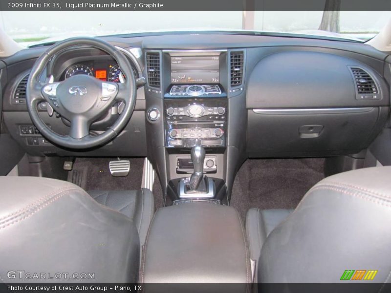 Liquid Platinum Metallic / Graphite 2009 Infiniti FX 35