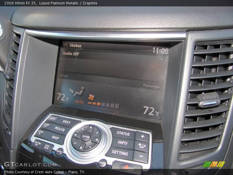 Liquid Platinum Metallic / Graphite 2009 Infiniti FX 35